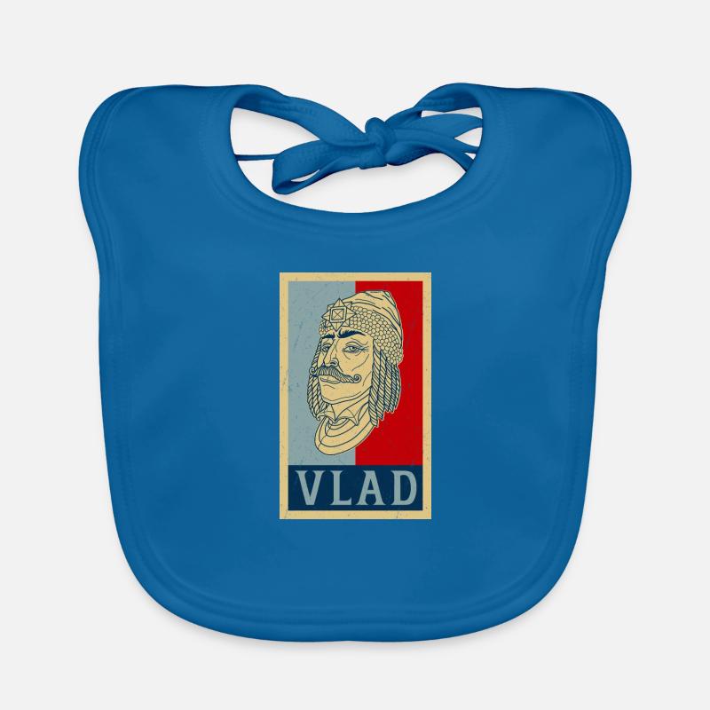 Vlad Tepes Dracula Vampire Roumanie Dicton Bavoir bio Bébé