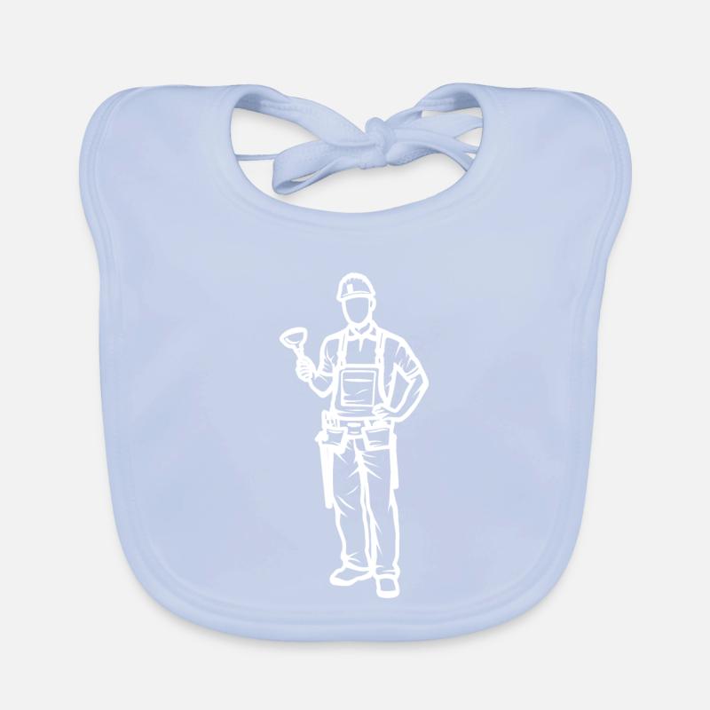 Plumber Organic Baby Bibs