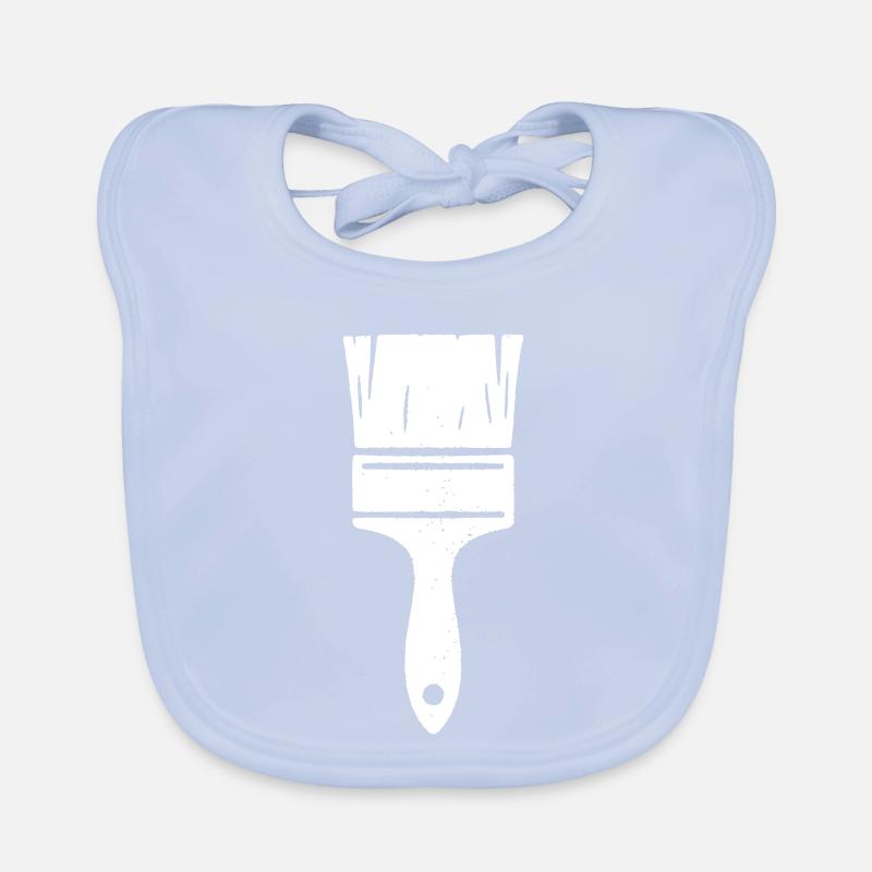 Painter Brush Craft Grunge Vector Organic Baby Bibs