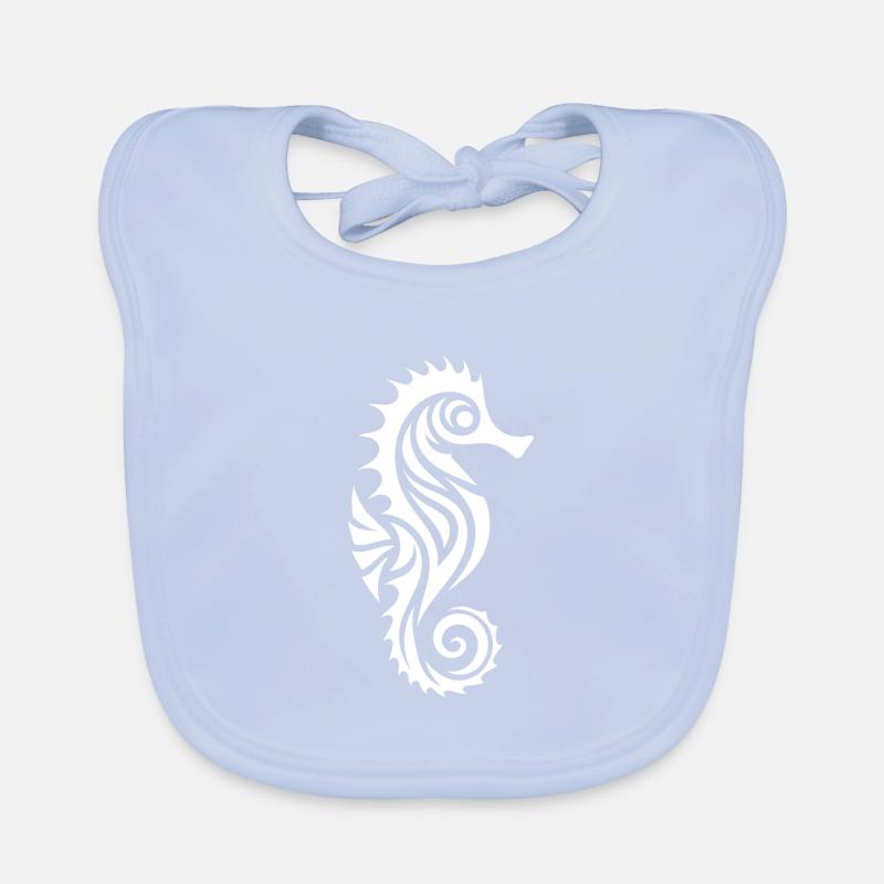 Petit bébé hippocampe câlin Bavoir bio Bébé