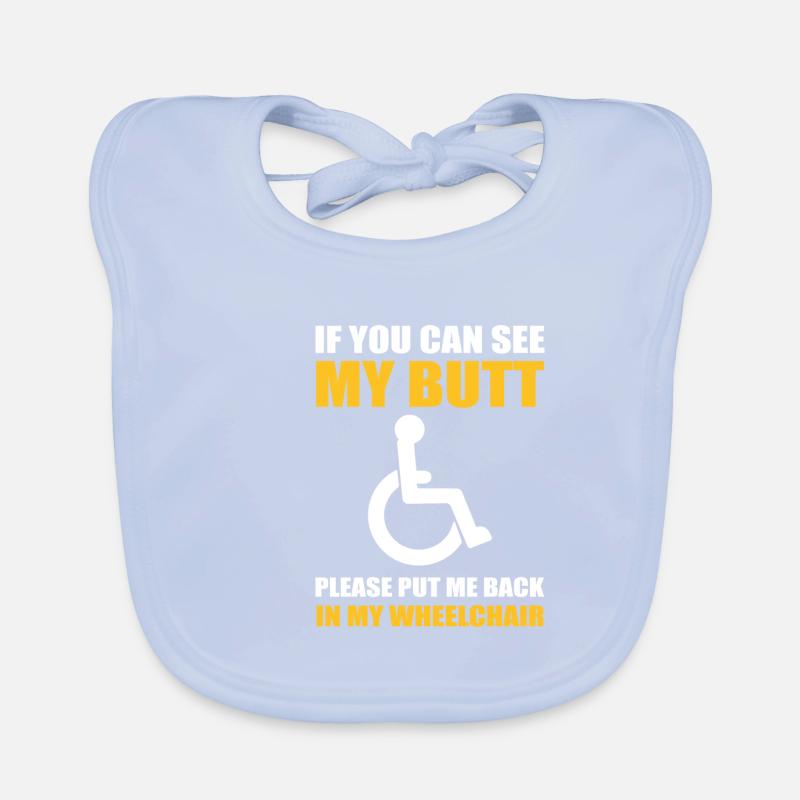 Rollstuhl Baby Bio-Lätzchen