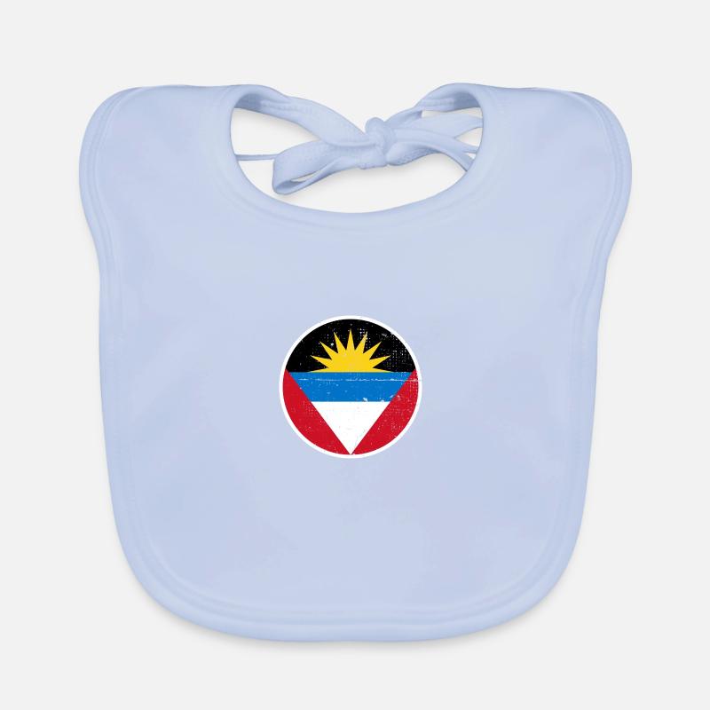 Antigua & Barbuda Drapeau Antiguan Bavoir bio Bébé