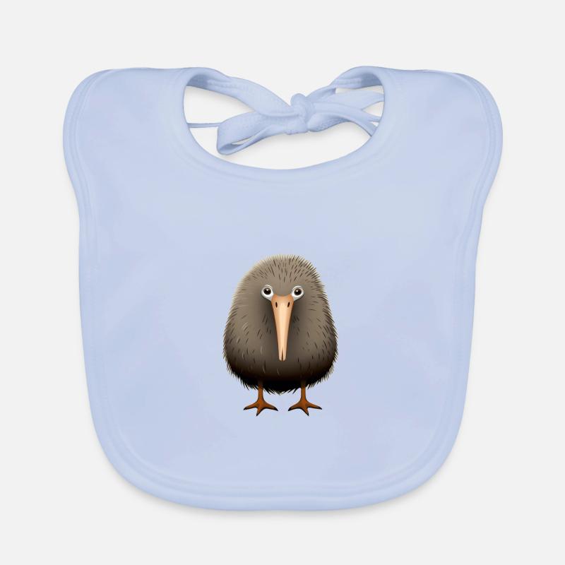 Super Cute Kiwi Bird Organic Baby Bibs