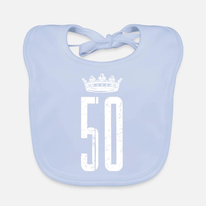 Couronne de 50 numéros Bavoir bio Bébé