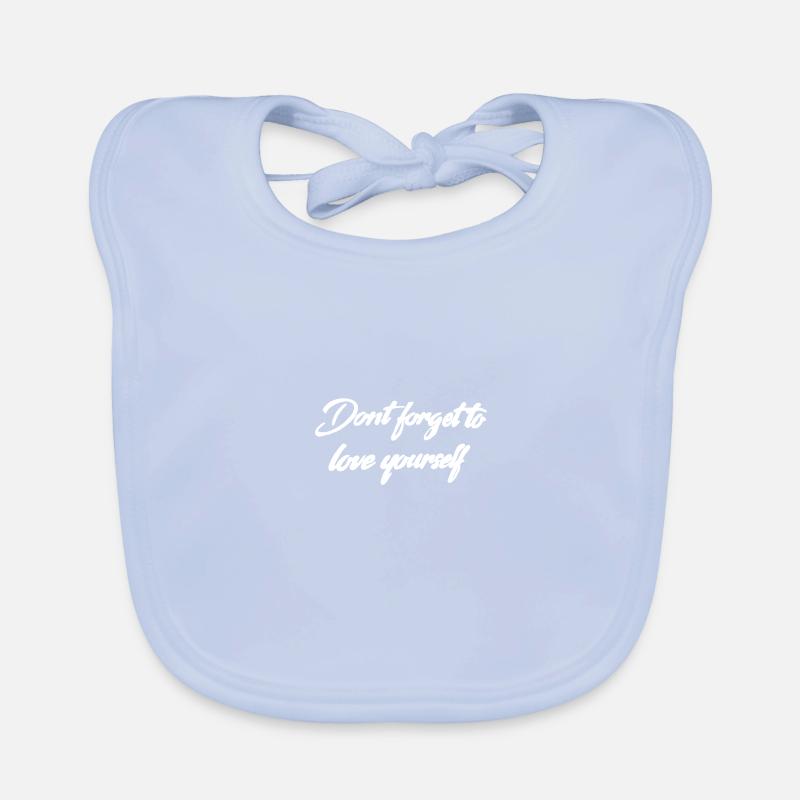 Selbstbewusstsein Liebe Spruch Baby Bio-Lätzchen