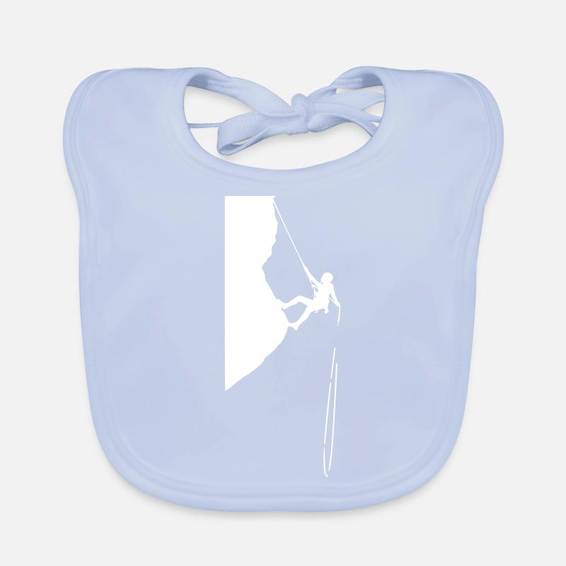 klettern abseilen Baby Bio-Lätzchen