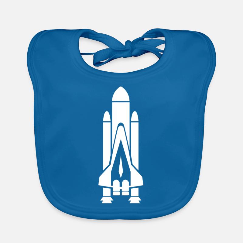 Rocket - Space Organic Baby Bibs
