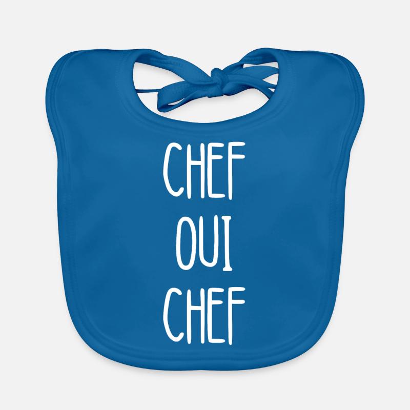 chef oui chef Bavoir bio Bébé