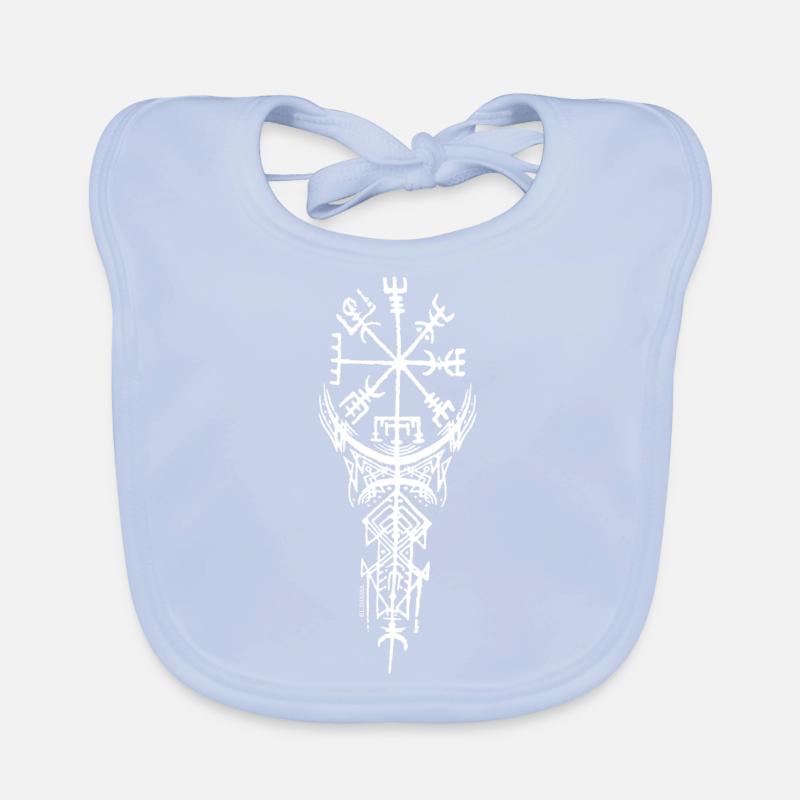 CELTIC TATTOO PATTERN Organic Baby Bibs