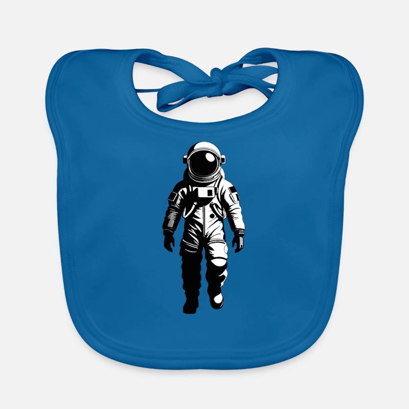 Astronaut - Beruf Design Sticker Baby Bio-Lätzchen