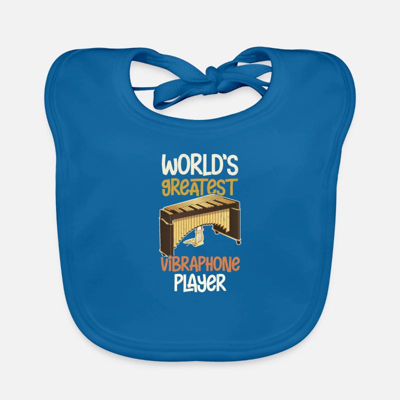 Percussion Shule Musician Vibraphone Organic Baby Bibs