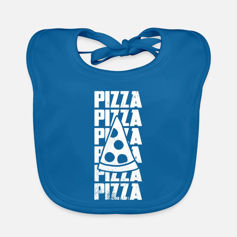 Tranche de pizza Bavoir bio Bébé