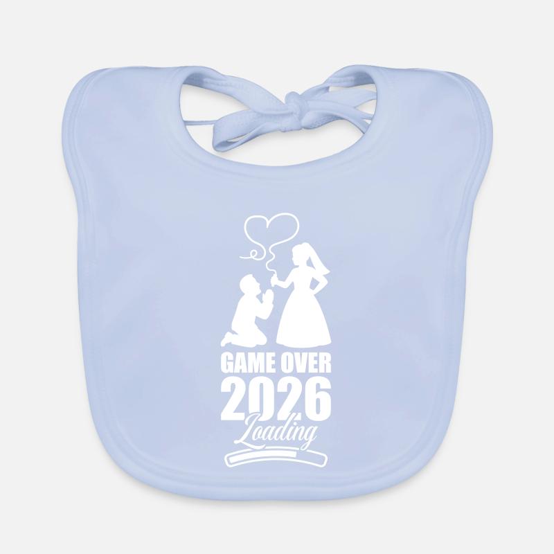 Fin du match : Mariage 2026 Bavoir bio Bébé