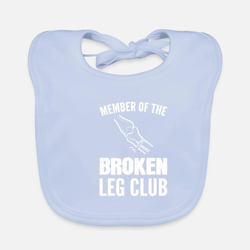 Broken leg Organic Baby Bibs