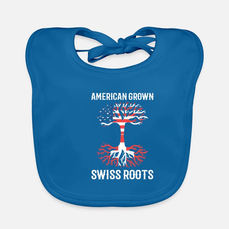 Schweiz Schweizer Schweizerdeutsch Baby Bio-Lätzchen