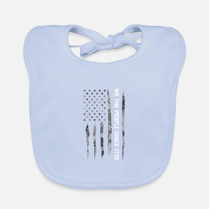 Nous Le peuple depuis 1776 Bavoir bio Bébé