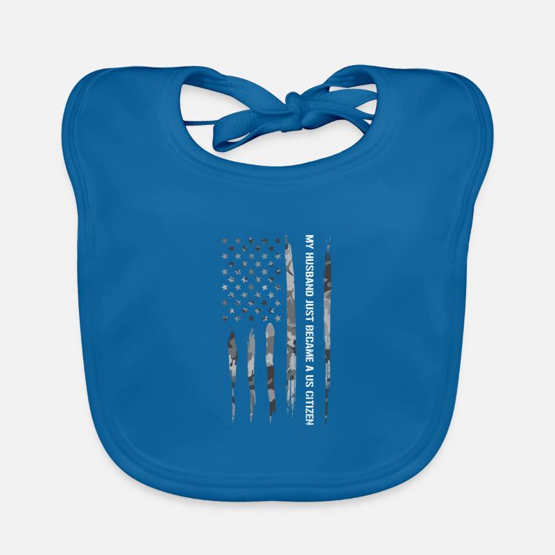 Mon mari vient de devenir citoyen américain Bavoir bio Bébé