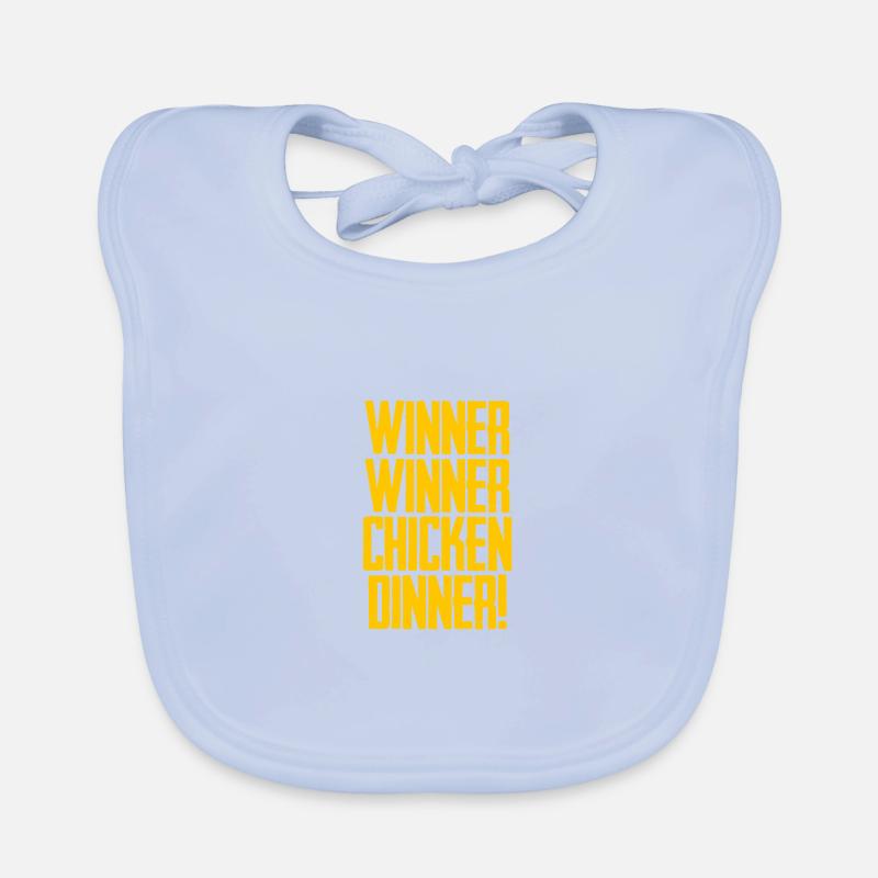 Winner Winner Chicken Dinner Organic Baby Bibs