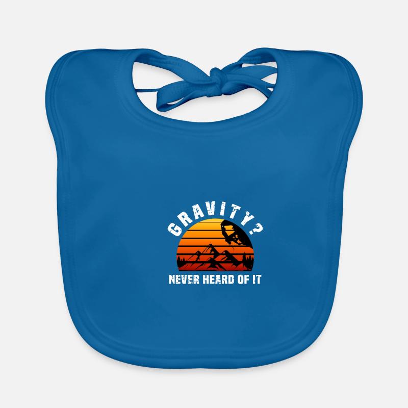 Rock Climbing Klettern Felsen Bergsteigen Geschenk Baby Bio-Lätzchen