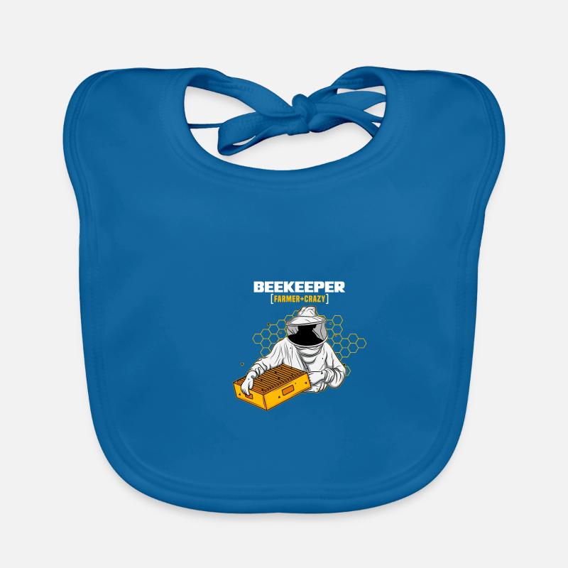 Beekeeper bee beekeeper honey bee dying gift Organic Baby Bibs