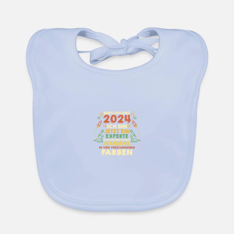 First Grade Elementary School 2024 Gift Organic Baby Bibs