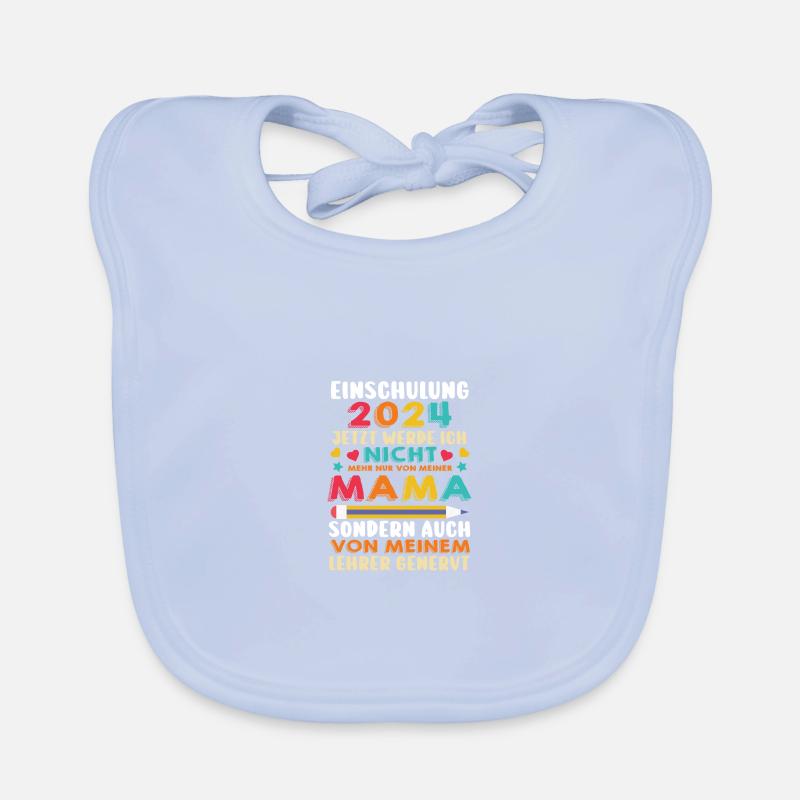 First Grade Elementary School 2024 Gift Organic Baby Bibs
