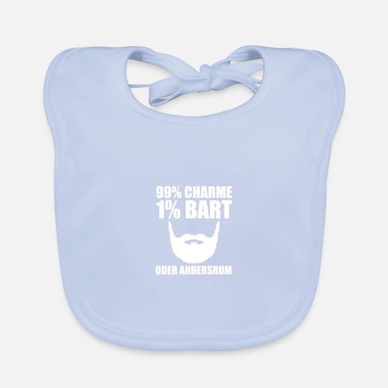 Bärtig Bartträger Bart Baby Bio-Lätzchen