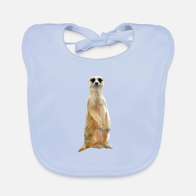 Erdmännchen Baby Bio-Lätzchen