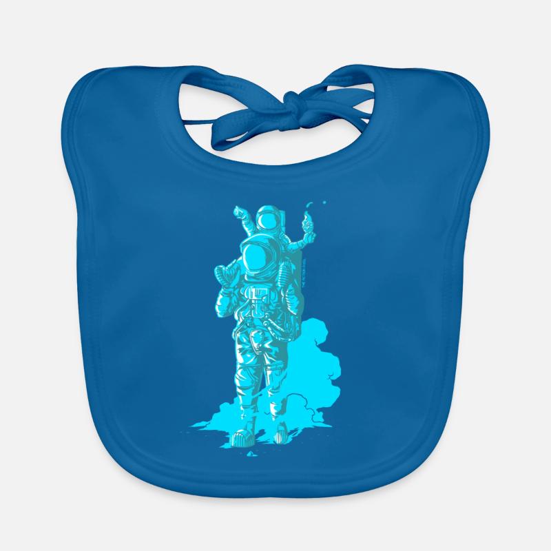 Onwards, Papa Space! Bavoir bio Bébé