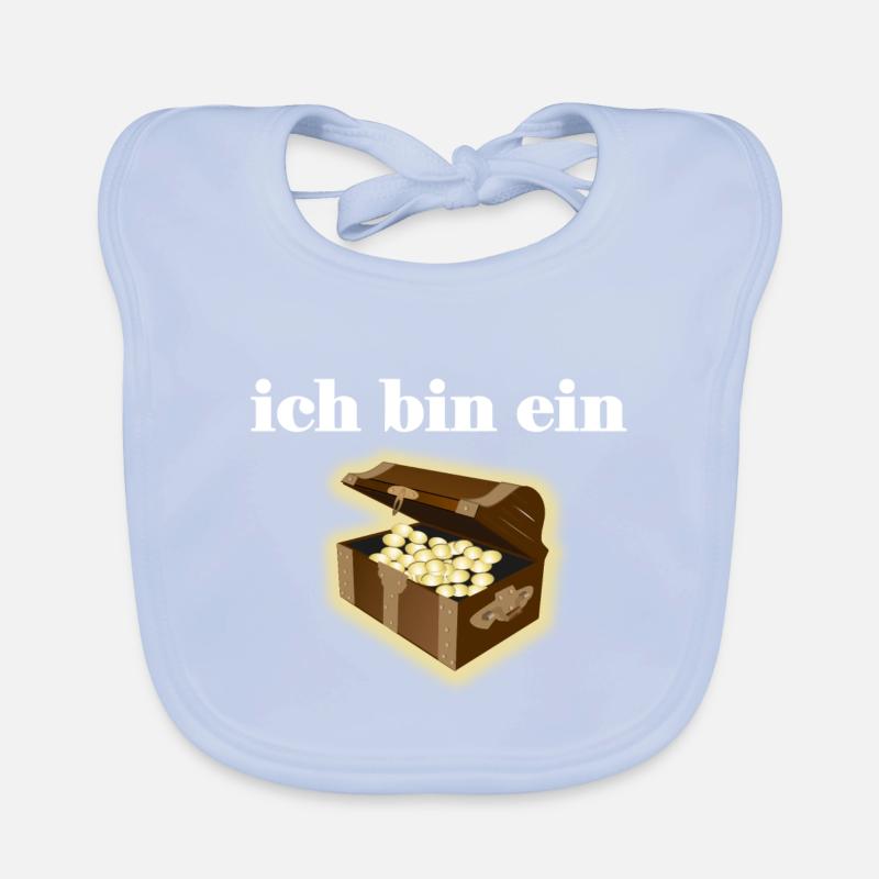 Ich bin ein Schatz. Baby Bio-Lätzchen