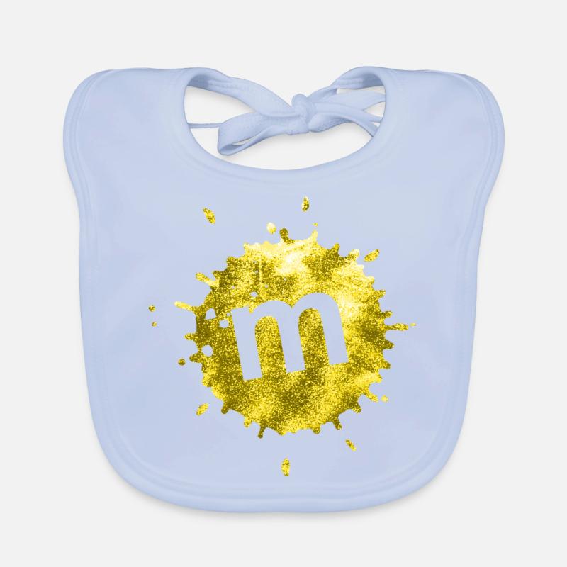 fleck jaune m Bavoir bio Bébé