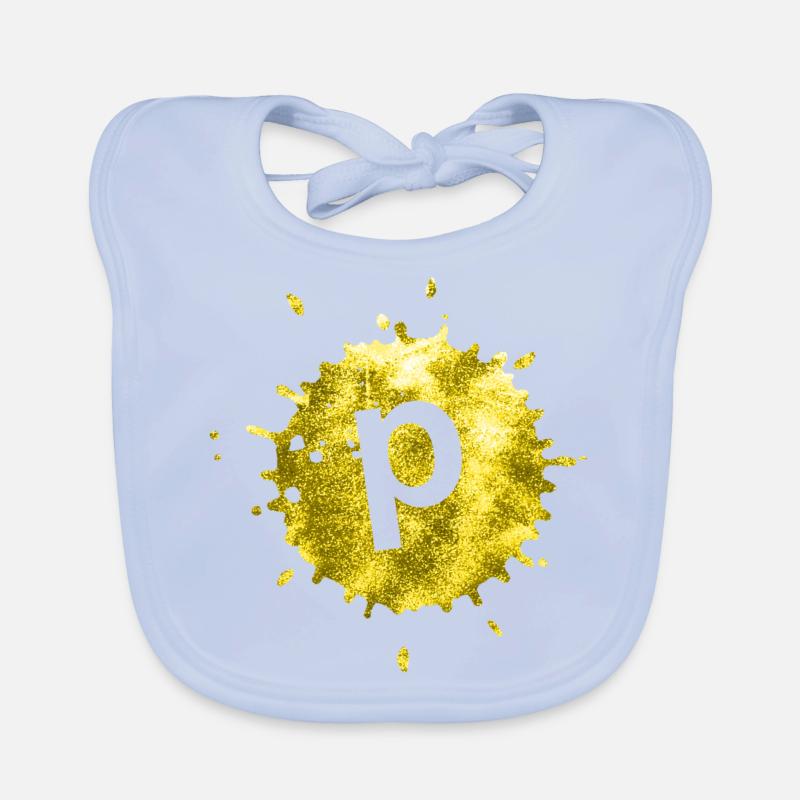 fleck jaune p Bavoir bio Bébé