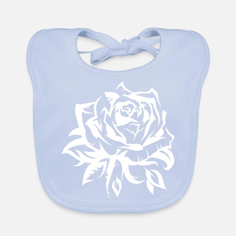 rose Bavoir bio Bébé