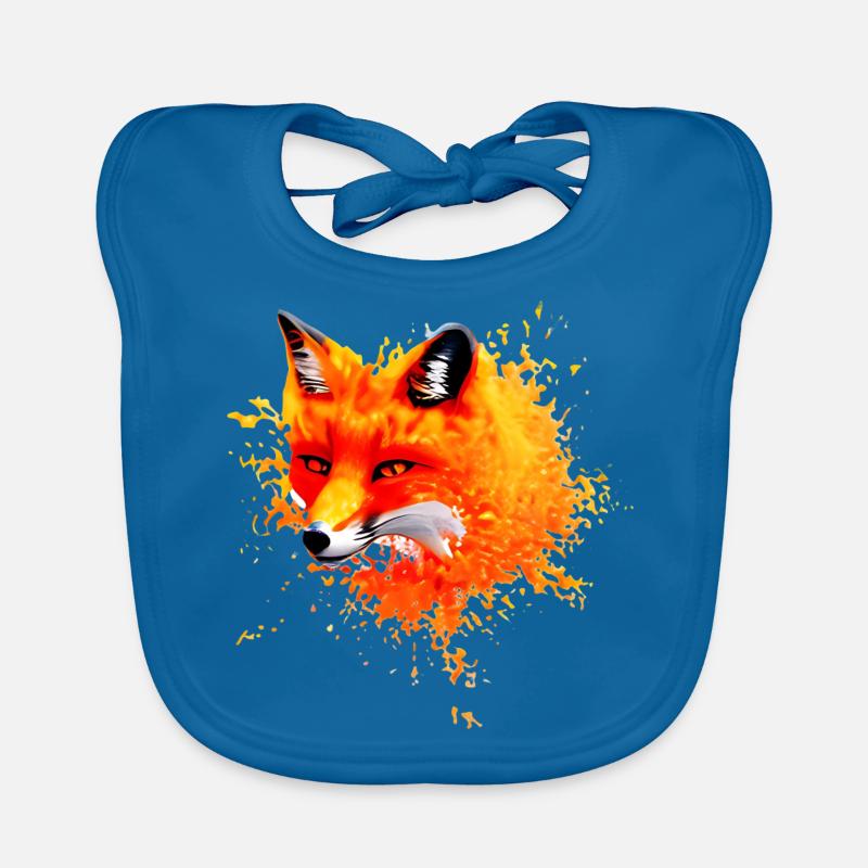 Wild Creativity Fox Organic Baby Bibs