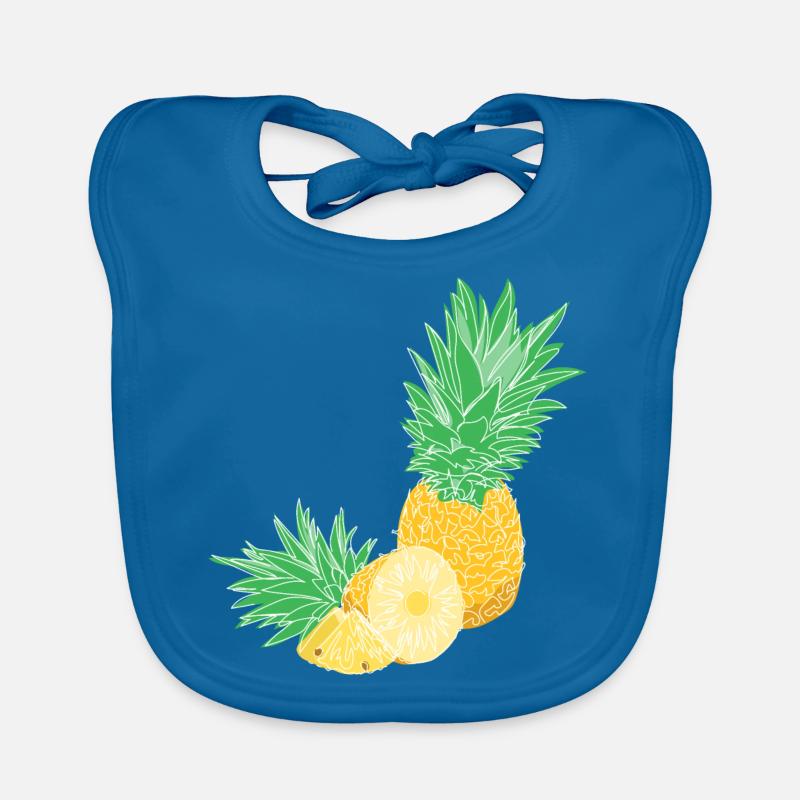 Pineapple Organic Baby Bibs