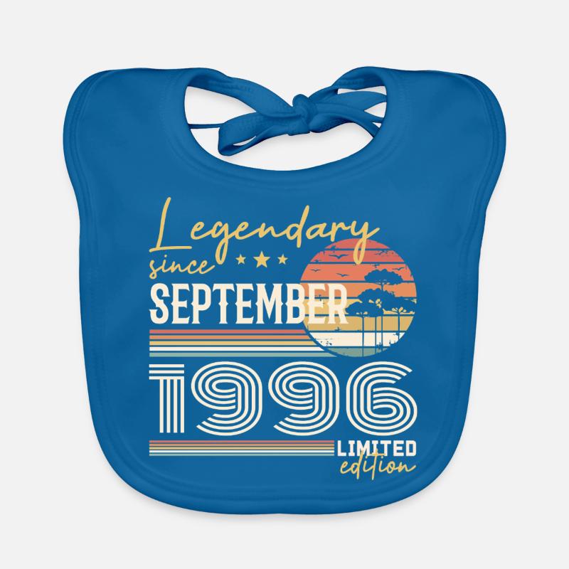 September 1996 Born September 1996 September 1996 Organic Baby Bibs