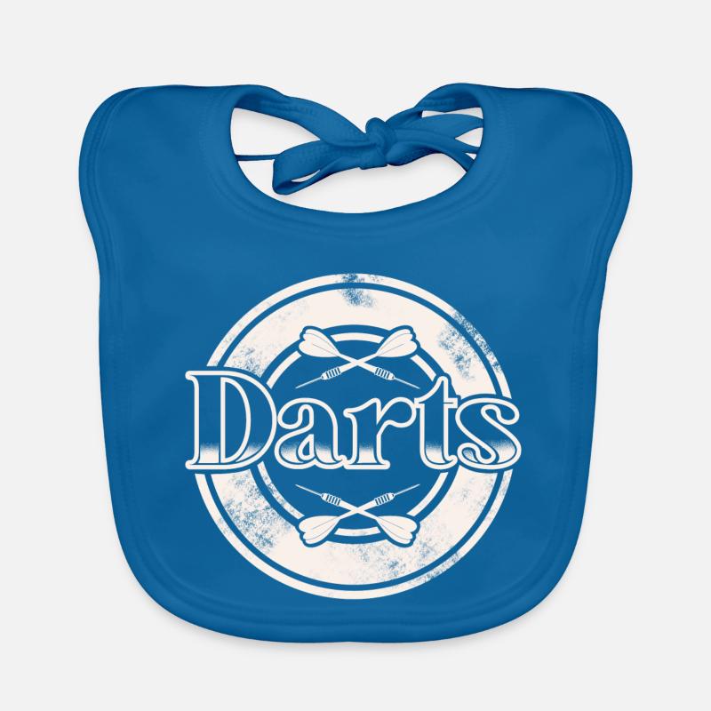 Dart Darten Darts Baby Bio-Lätzchen