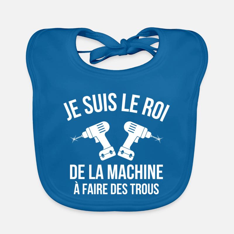 bricolage, bricoler, bricoleur Bavoir bio Bébé
