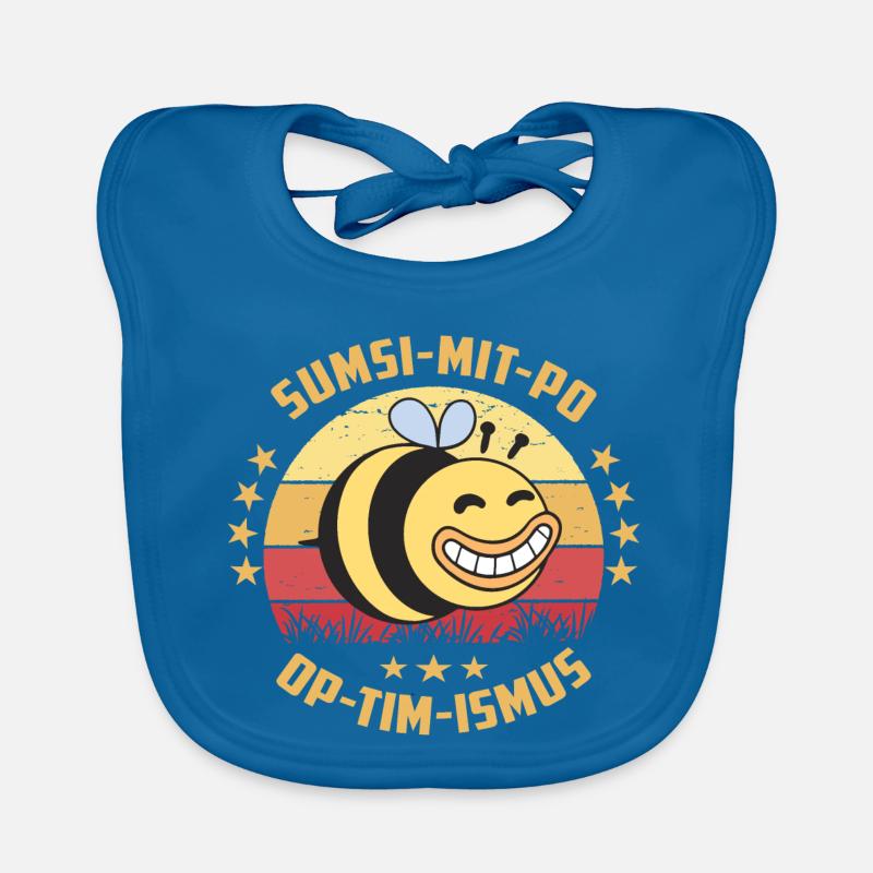 Optimism or Sumsi with buttocks Organic Baby Bibs