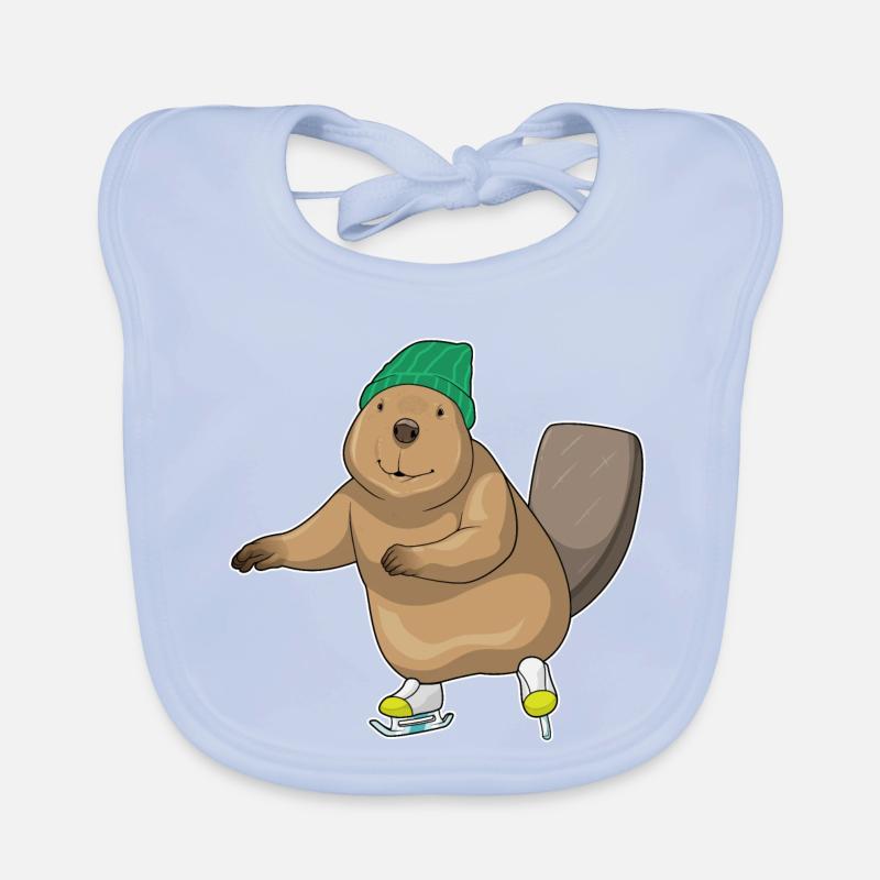 Patins à glace Beaver Bavoir bio Bébé