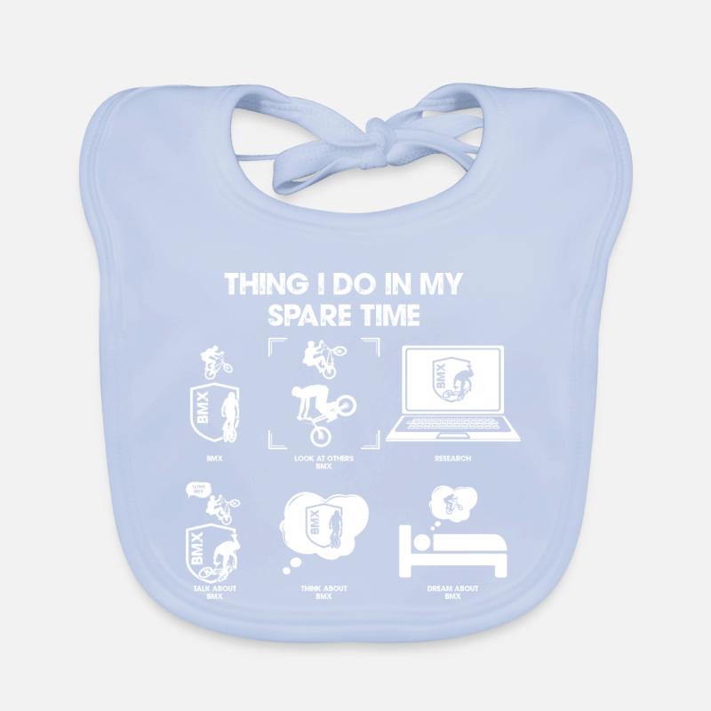 Spare Time Hobbies Comic Montage Organic Baby Bibs