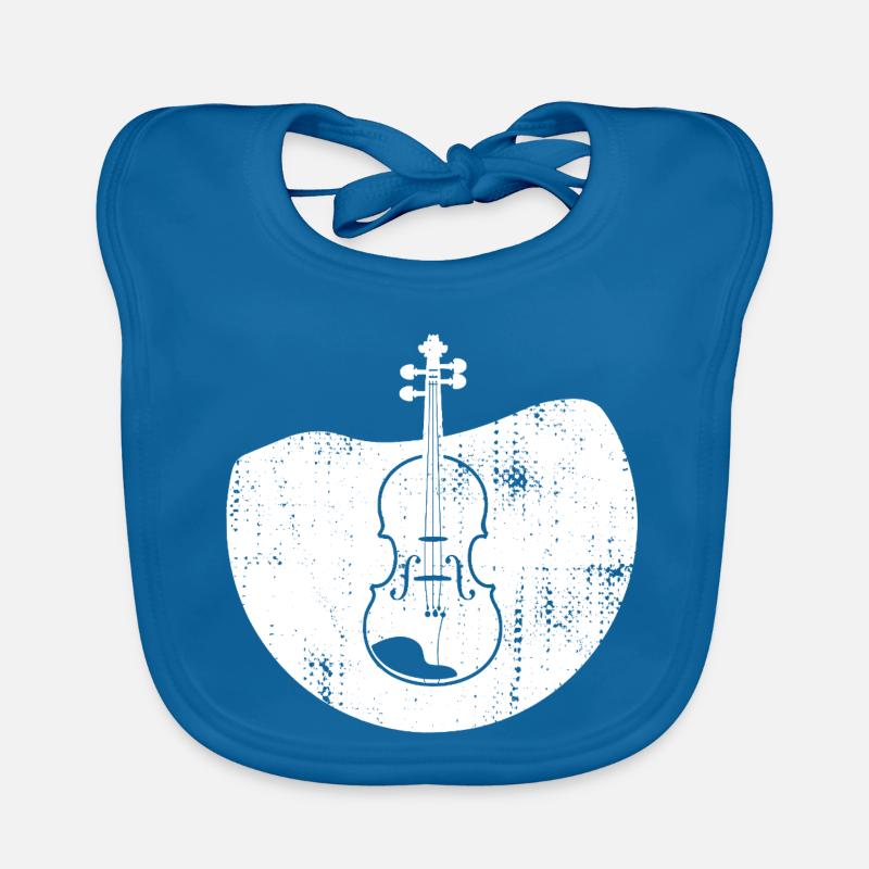 Dessin de violon Bavoir bio Bébé