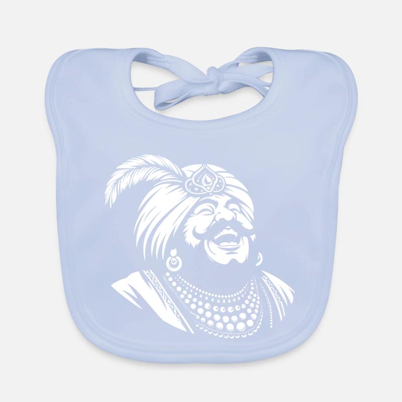 Laughing Ali Baba Design Organic Baby Bibs