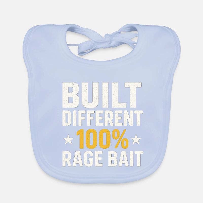 Construit différents appâts 100 % rage, mème drôle Bavoir bio Bébé