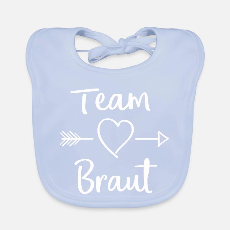 team_braut Baby Bio-Lätzchen