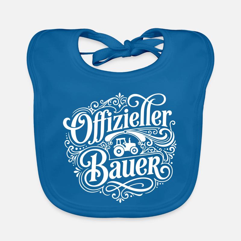 Offizieller Bauer Spruch Baby Bio-Lätzchen