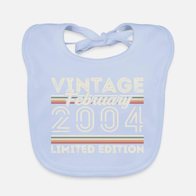 February 2004 Anniversary Gift - February 2004 Organic Baby Bibs