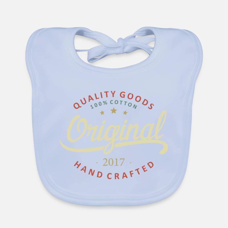 Original 2017 Cadeau D'anniversaire 2017 Bavoir bio Bébé