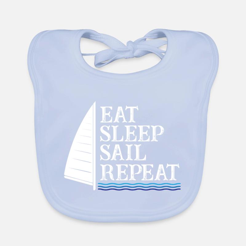 Manger Sleep Sail Répéter Bavoir bio Bébé