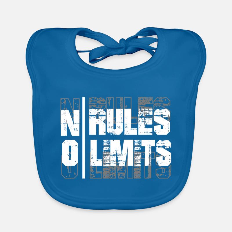 NO RULES NO LIMITS Baby Bio-Lätzchen